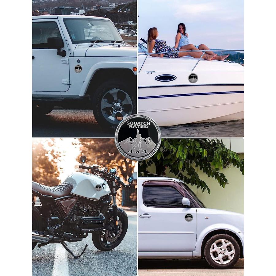 【並行輸入品】Car Emblem 4 x 4 Metal Automotive Badge 3D Metal Car Badges Emblの画像