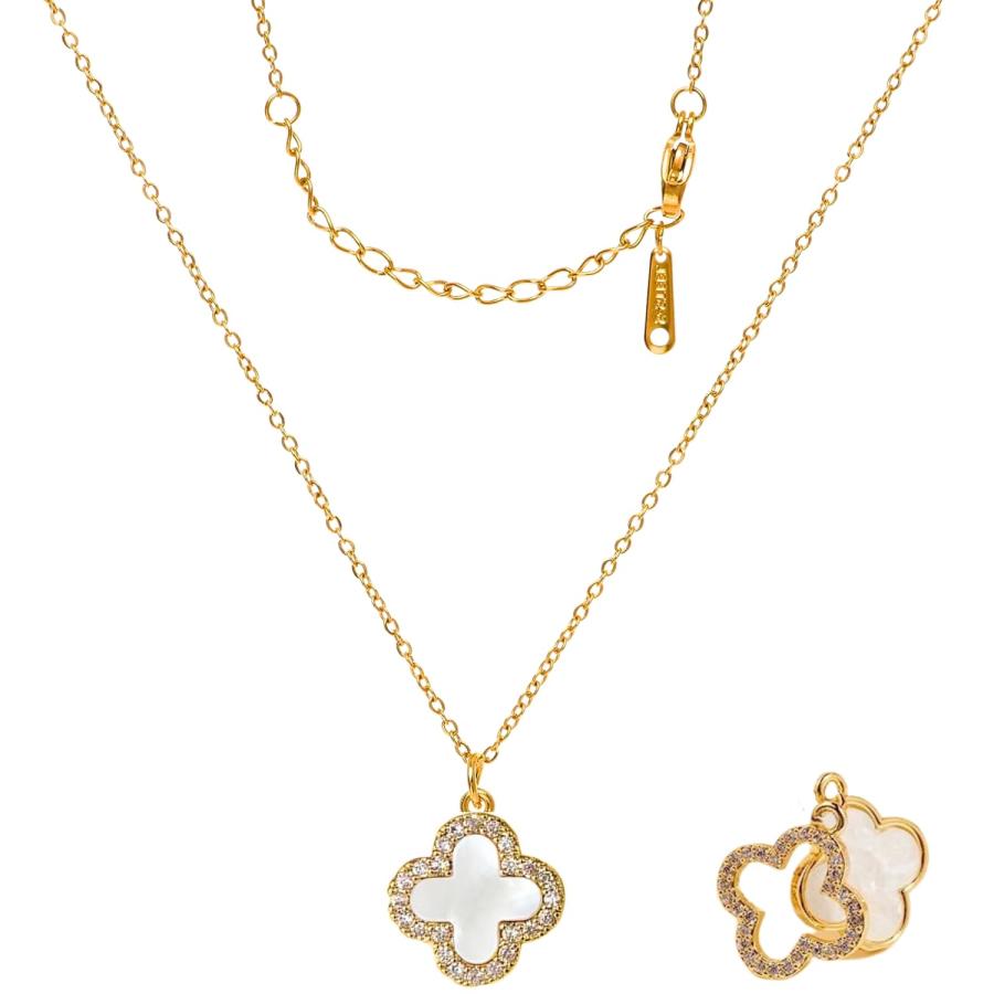 【並行輸入品】HighSpark Clover Necklaces for Women | Stunning Design Four Leaf ...