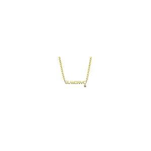 【並行輸入品】MOLICACI 10K 14K 18K Solid Gold Personalized Name Necklace withの画像