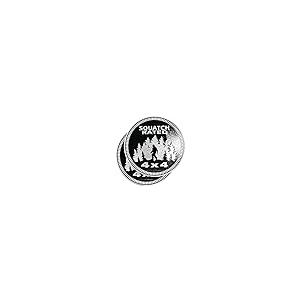 【並行輸入品】2 PCS Squatch Badge Rated Car Emblem, 4 x 4 Metal Automotive Badの画像