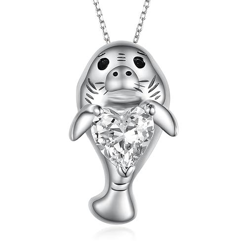 Amkaka ミニマリスト 925 スターリングシルバー ペンダント ネックレス かわいい魚のネックレス 女性への誕生日プレゼント。 Blue Cat ペンギン ミニチュア ペンダント ネックレス シルバー925 動物 アニマル 海 マリン 水族館 立体 華奢 小さめ さりげない  上品 大人 かわいい|大人のための上質なシルバーアクセサリー通販｜新宿銀の蔵