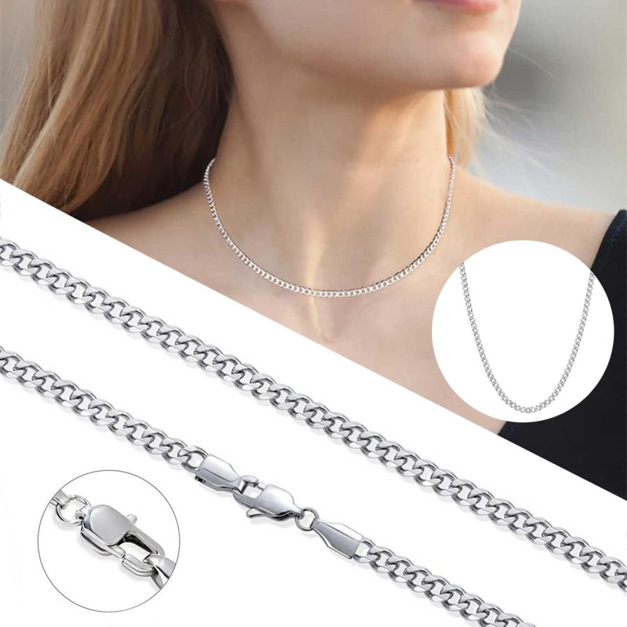 【並行輸入品】Sandistore125 Chain for Women 18 Inch Stainless Steel Necklace S_3