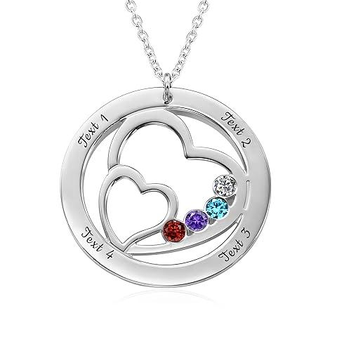 【並行輸入品】MeetMuse 10K 14K 18K Real Gold Personalized Heart Necklace with_7