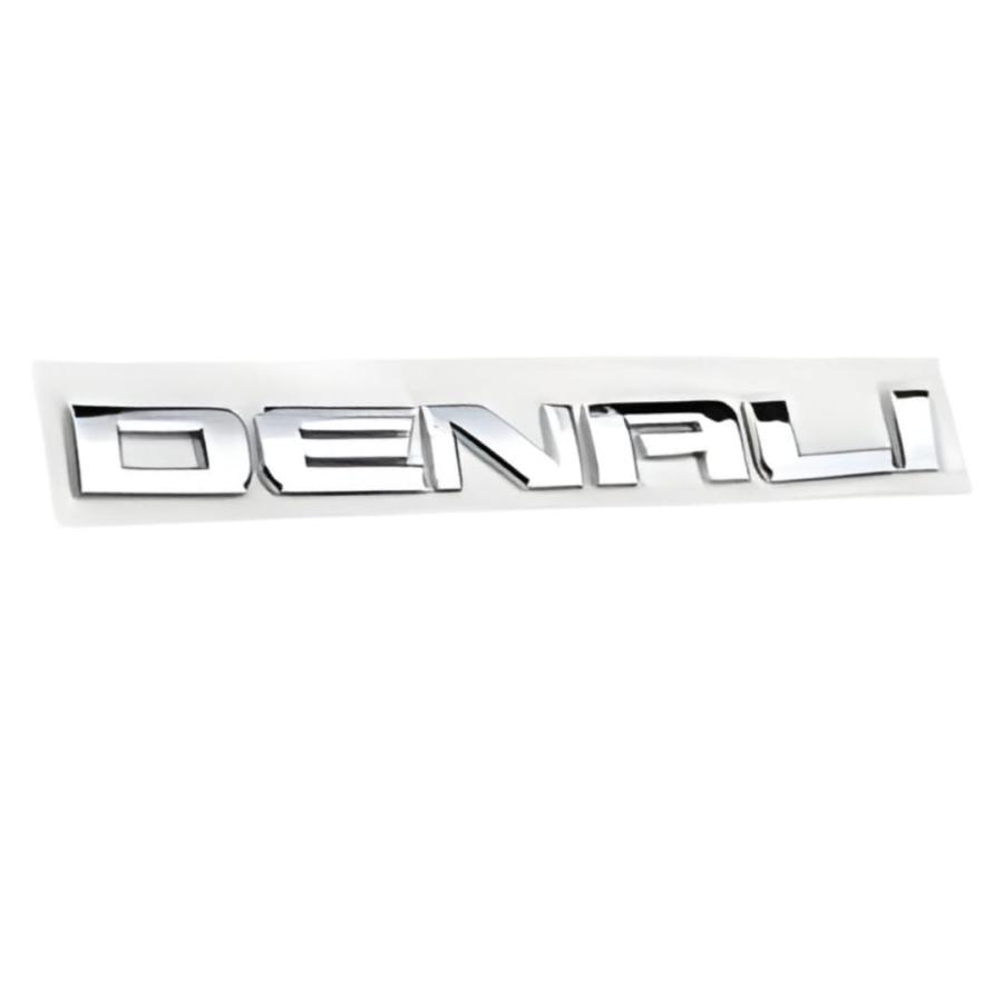 【並行輸入品】Denali ネームプレートエンブレム HDバッジ GMC Yukon \u0026 Sierra 2007 2020モデル用 純正交換用エの画像