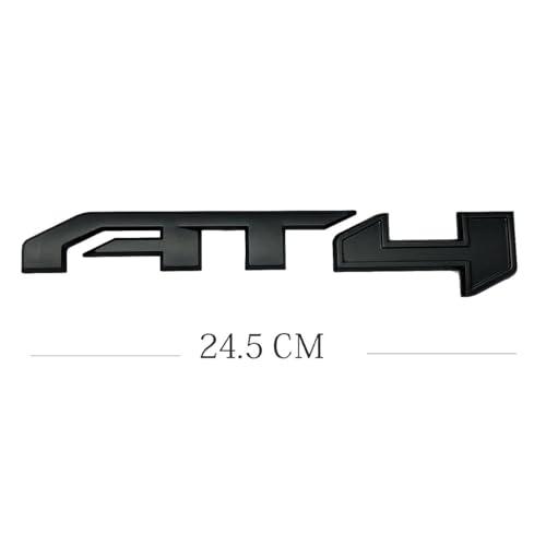 【並行輸入品】3Pcs AT4 Emblems Sierra 3D Side Door Rear Tailgate Badge NamePla_4