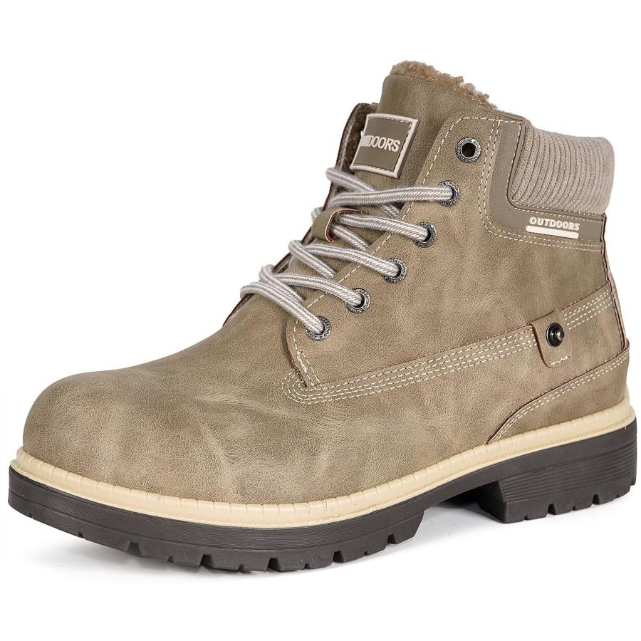 並行輸入品】Eagsouni Men's Women's Snow Boots Fur Lined Winter