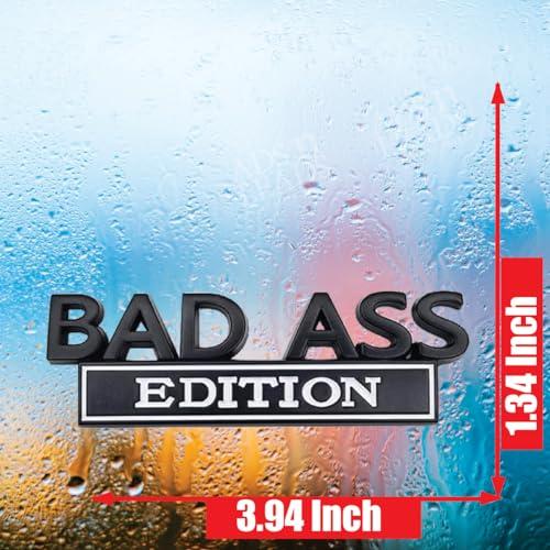【並行輸入品】Car Bad Ass Edition Emblem, 3D Fender Badge Decal Car Sticker wiの画像