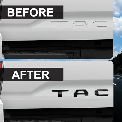 【並行輸入品】3D Raised Tailgate Inserts Letters Compatible for Tacom 2016 202の画像