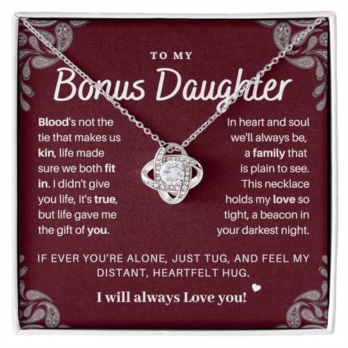 【並行輸入品】Design The Shine Bonus Daughter Gifts Necklace for Stepdaughter