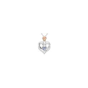 【並行輸入品】シルバーネックレス 女性用 妻への誕生日プレゼント l Love You ハート 誕生石ジュエリー ガールフレンド 彼女への記念日_2
