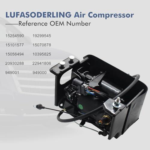 【並行輸入品】LUFASODERLING エアサスペンションコンプレッサーポンプ GMC Yukon XLに対応 キャデラックエスカレード シボ_6