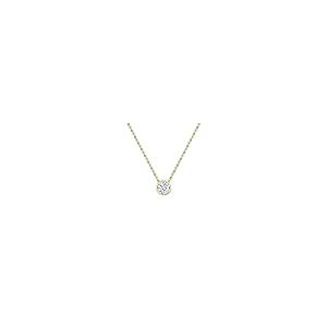 【並行輸入品】ALLORYA 1/2 Carat Round Lab Grown White Diamond Solitaire Bezelの画像
