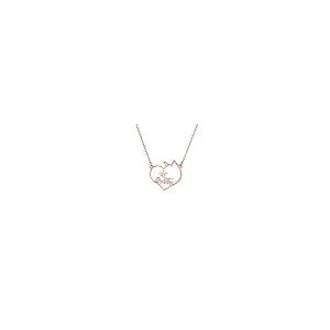 【並行輸入品】LONAGO Cat Necklace with Name Personalizec Name Cat Necklace Cus_2