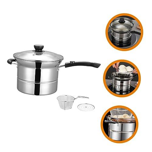 【並行輸入品】SWOOMEY 1 Set steamer pot pasta cooker steamer deep fryer pot chの画像