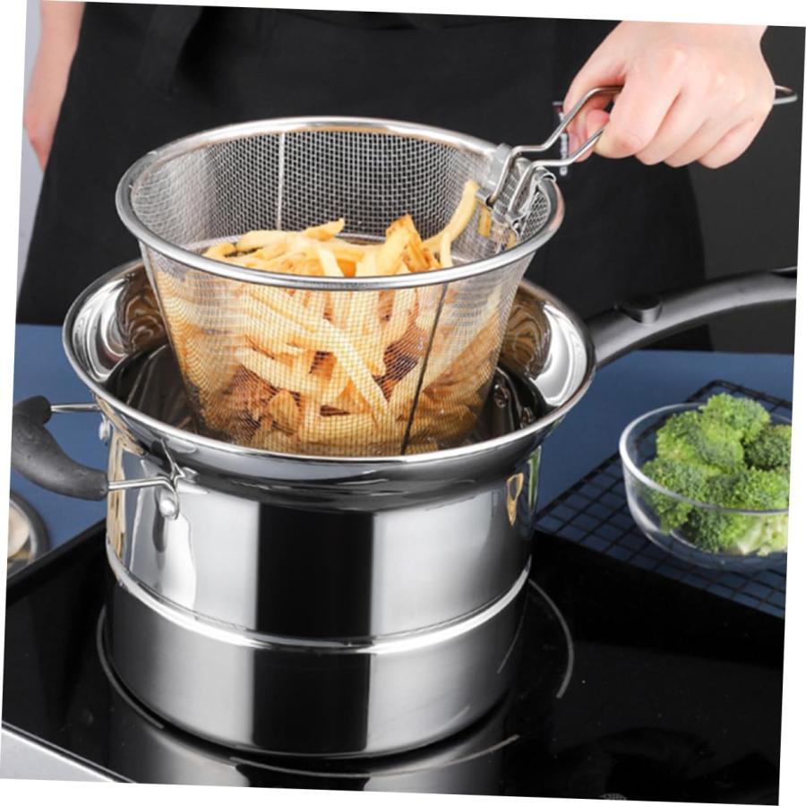 【並行輸入品】SWOOMEY 1 Set steamer pot pasta cooker steamer deep fryer pot chの画像
