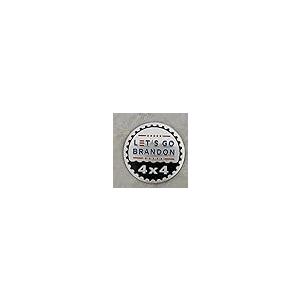 【並行輸入品】Rated (Let's GO) 3D 4 x 4 Rated Emblem Automotive Badge Round Embの画像