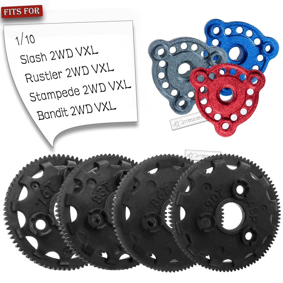 【並行輸入品】RCarmumb RC 48P 86T 平ギヤー 19T 21T 23T \u0026 家庭用スリッパクラッチペダル\u0026スリッパリビルドキット\u0026重圧