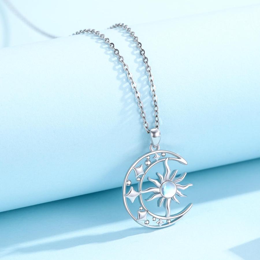 CUOKA MIRACLE 太陽と月 ネックレス 925スターリングシルバー CUOKA MIRACLE 太陽と月 ネックレス 925スターリングシルバー