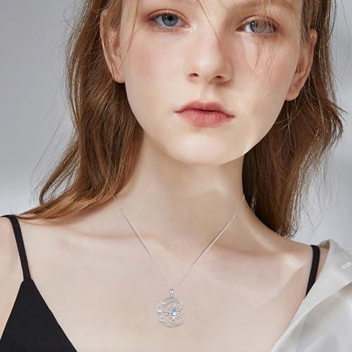CUOKA MIRACLE 太陽と月 ネックレス 925スターリングシルバー