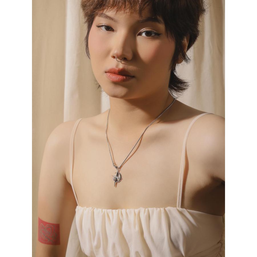 【並行輸入品】OJERRY グランジ オパール スター ネックレス Y2K ジュエリー 女性用 トレンディなスタッフギフト ティーンの女の子に,の画像