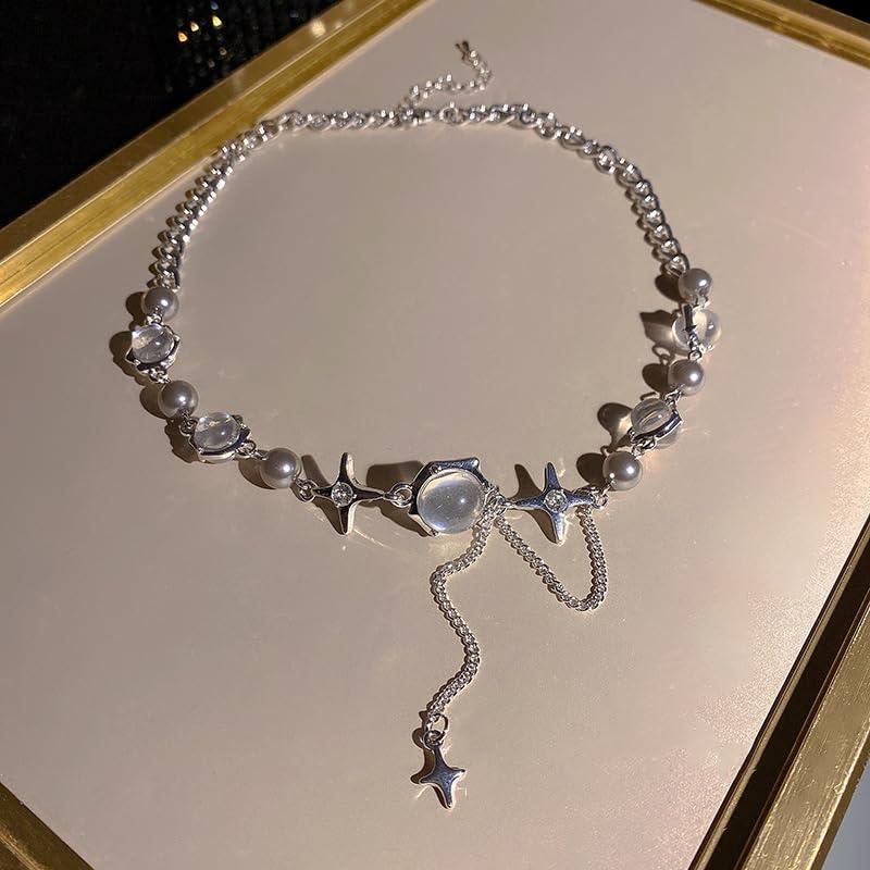 【並行輸入品】HEIMAXING Y2K チョーカーネックレス イヤリング ジュエリーセット 蝶 ゴシック グランジ ネックレス イヤリング コの画像