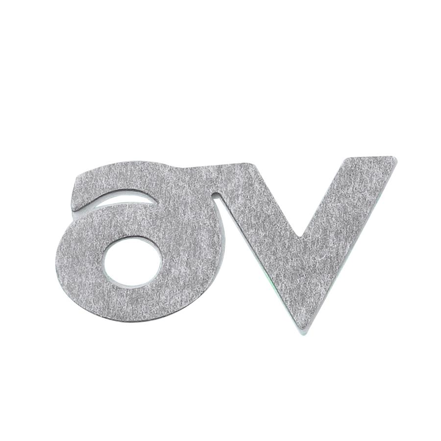 【並行輸入品】XGW 2 Pack V6 Car Emblem 3D Letters Stickers Premium Metal Badgeの画像