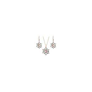【並行輸入品】kdhgoo クリスマスネックレスイヤリングセット レディース ガールズ 1セット クリスマス雰囲気 ジュエリー ファッション ト_2