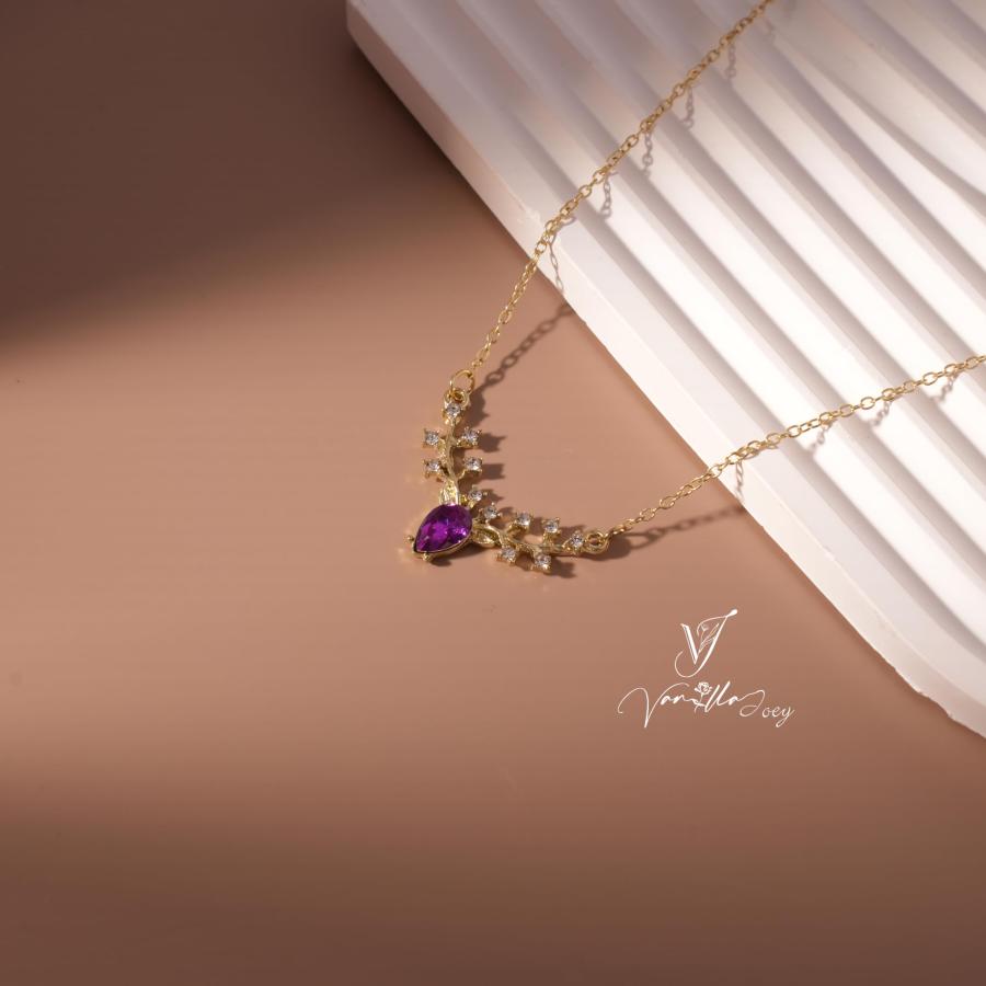 【並行輸入品】Vanilla Joey 鹿ペンダントネックレス 女性用 ゴールドメッキネックレス トレンディ かわいいネックレス レディース モ_3