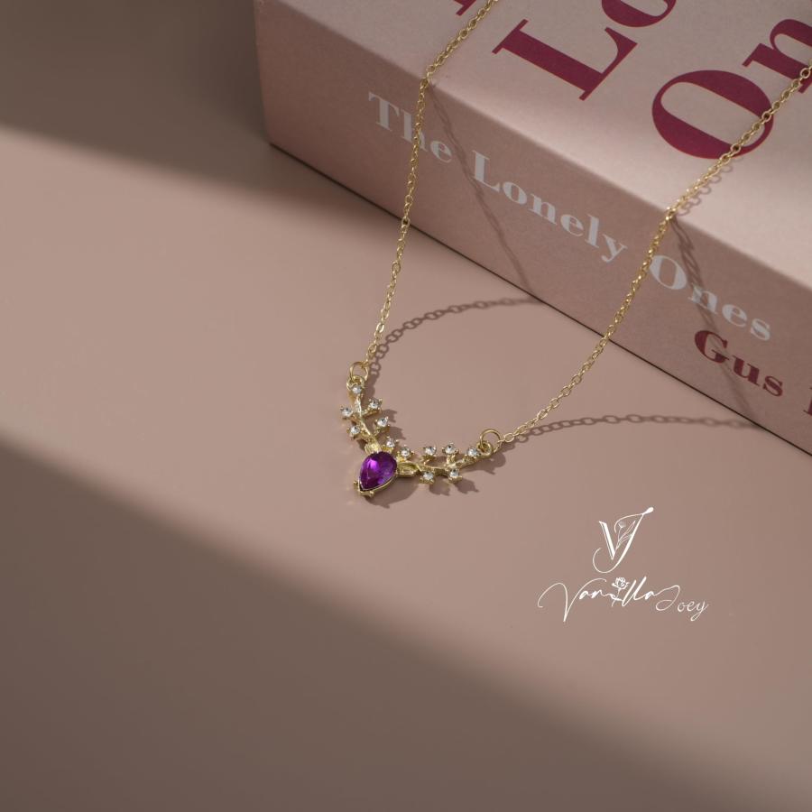 【並行輸入品】Vanilla Joey 鹿ペンダントネックレス 女性用 ゴールドメッキネックレス トレンディ かわいいネックレス レディース モ_6