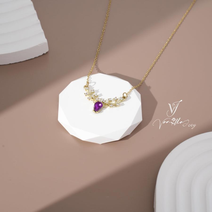 【並行輸入品】Vanilla Joey 鹿ペンダントネックレス 女性用 ゴールドメッキネックレス トレンディ かわいいネックレス レディース モ_9