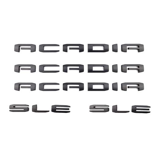【並行輸入品】ドアリアテールゲート アカディア SLEエンブレム レターバッジ ネームプレート 交換用 5個 2020 2023 アカディア用_1