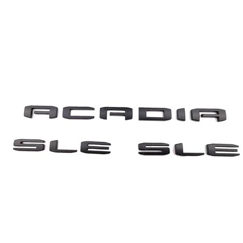 【並行輸入品】ドアリアテールゲート アカディア SLEエンブレム レターバッジ ネームプレート 交換用 5個 2020 2023 アカディア用_4
