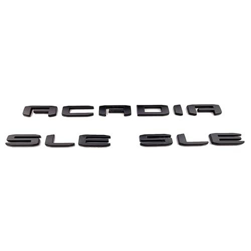 【並行輸入品】ドアリアテールゲート アカディア SLEエンブレム レターバッジ ネームプレート 交換用 5個 2020 2023 アカディア用_7