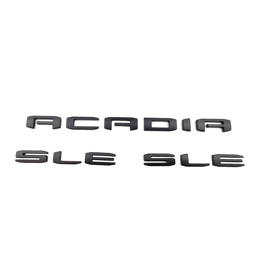【並行輸入品】ドアリアテールゲート アカディア SLEエンブレム レターバッジ ネームプレート 交換用 5個 2020 2023 アカディア用_9