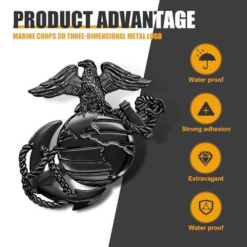 【並行輸入品】UGSHY 1 PC Car 3D Decorative Side Emblem, 3.1In x 3.2In Waterproの画像