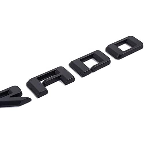 【並行輸入品】シルバラード ハイカントリー エンブレム フェンダー テールゲート レターバッジ 交換用 2019年以降のシルバラード用 (マット_7
