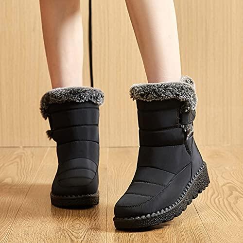 【並行輸入品】Zrayuler Womens Winter Snow Boots With Warm Fur Lining Comfortab_7