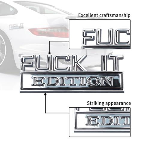 【並行輸入品】Fuck It Edition Car Emblems of Car Decorations,Universal Metal Cの画像
