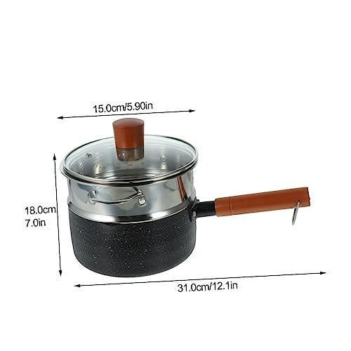 【並行輸入品】BRIGHTFUFU 1 Set small pot with lid Enamel basin kitchen utensilの画像