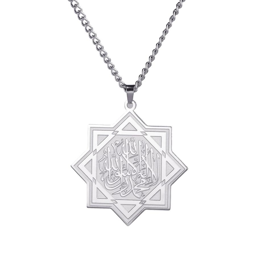 並行輸入品】EUEAVAN アヤトゥルクルシネックレス 神アッラーアラビア