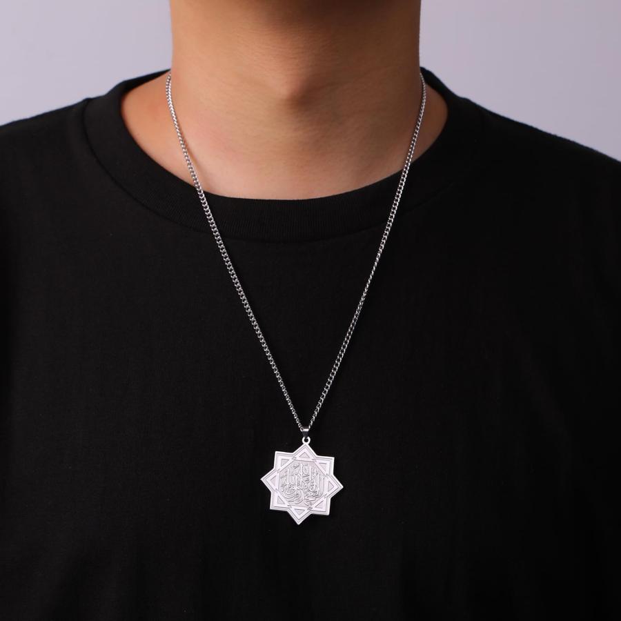 並行輸入品】EUEAVAN アヤトゥルクルシネックレス 神アッラーアラビア