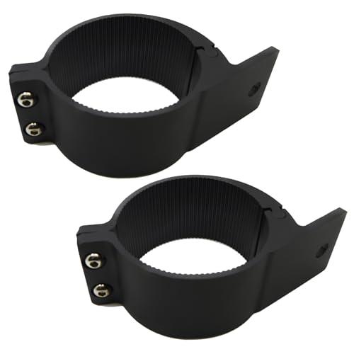 【並行輸入品】UFsenten LEDライトバークランプ取り付けキット 2個 (約1.95インチ~2.15インチ) ATV UTV用チューブクラの画像
