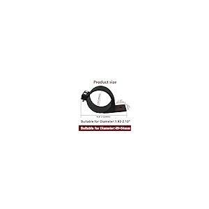 【並行輸入品】UFsenten LEDライトバークランプ取り付けキット 2個 (約1.95インチ~2.15インチ) ATV UTV用チューブクラの画像
