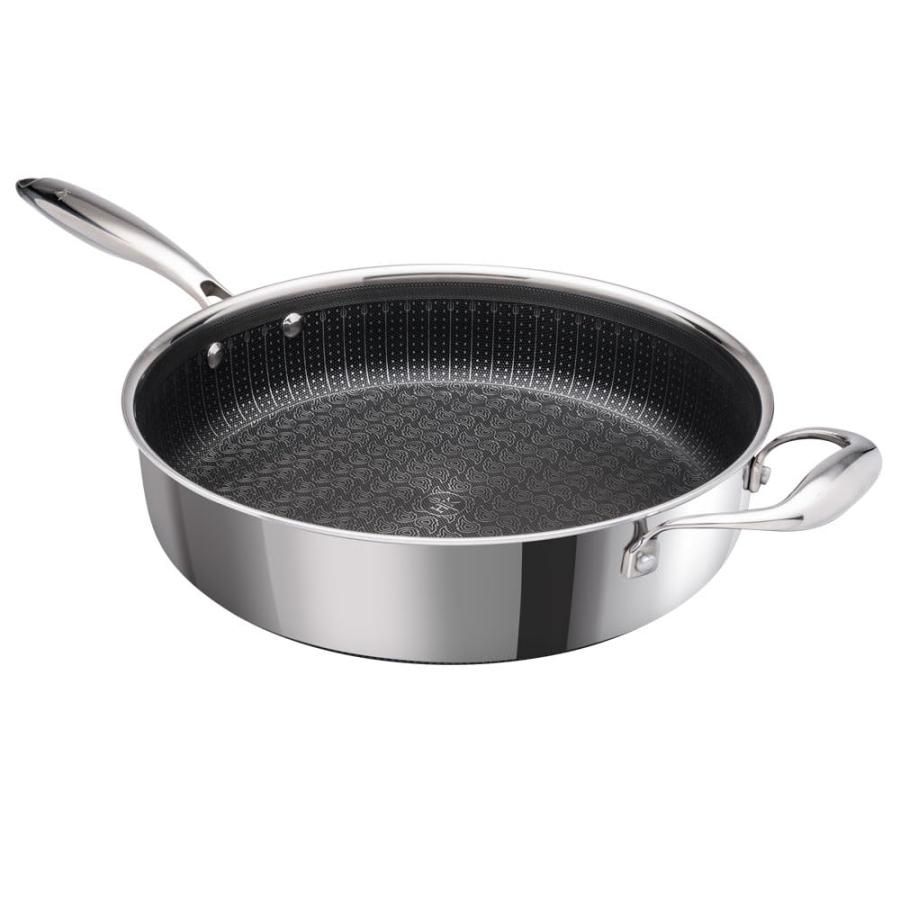 【並行輸入品】Hell’s Kitchen 5 Piece Tri Clad Hybrid Cookware Set, 11 Inch Fry_6