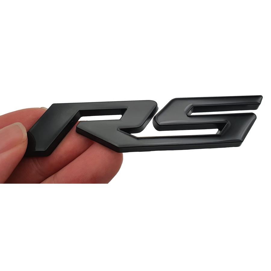 【並行輸入品】1Pcs New cab RS Emblem Letters Decal Sticker 3D Logo Badge (Blacの画像