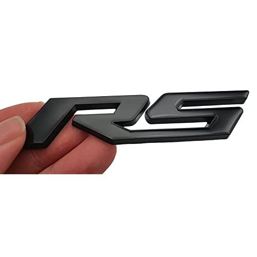【並行輸入品】1Pcs New cab RS Emblem Letters Decal Sticker 3D Logo Badge (Blacの画像