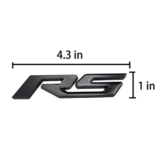 【並行輸入品】1Pcs New cab RS Emblem Letters Decal Sticker 3D Logo Badge (Blacの画像