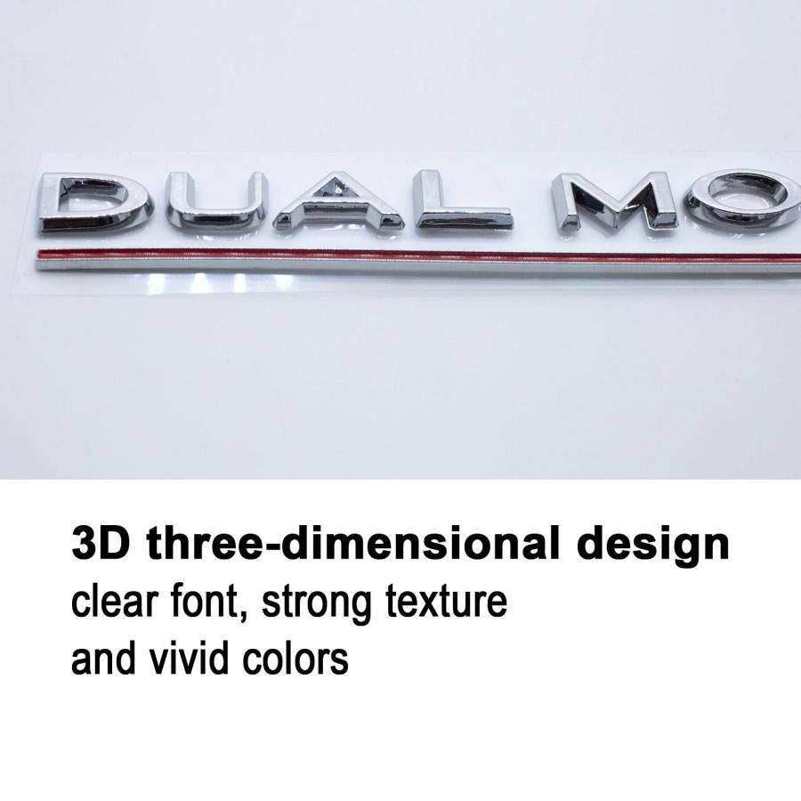 【並行輸入品】AREEYILS Model 3 Y DUALMOTOR Badge 3D Car Rear Trunk Emblem Sticの画像