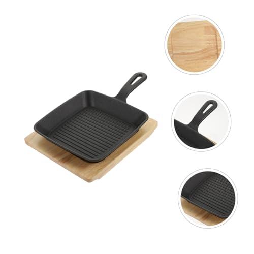 【並行輸入品】Zerodeko 1 Set Teppanyaki Plate Marble Coated Pan Steak Bacon Paの画像