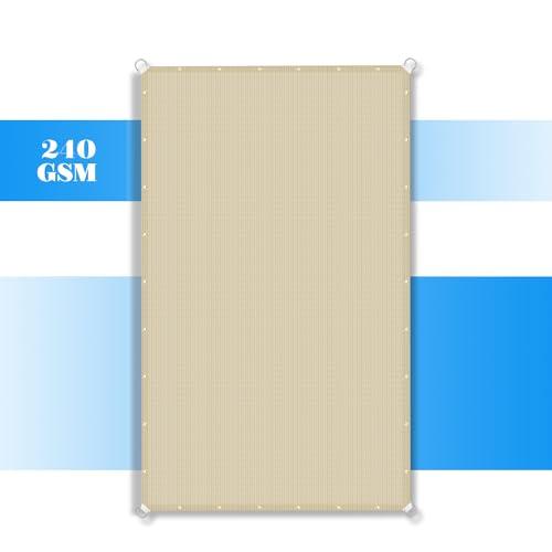 【並行輸入品】Awnpro 17' x 19' Sun Shade Sail Straight Edge Sun Shade Canopy wの画像